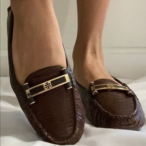 Tory Burch Crocodile skin RARE loafers